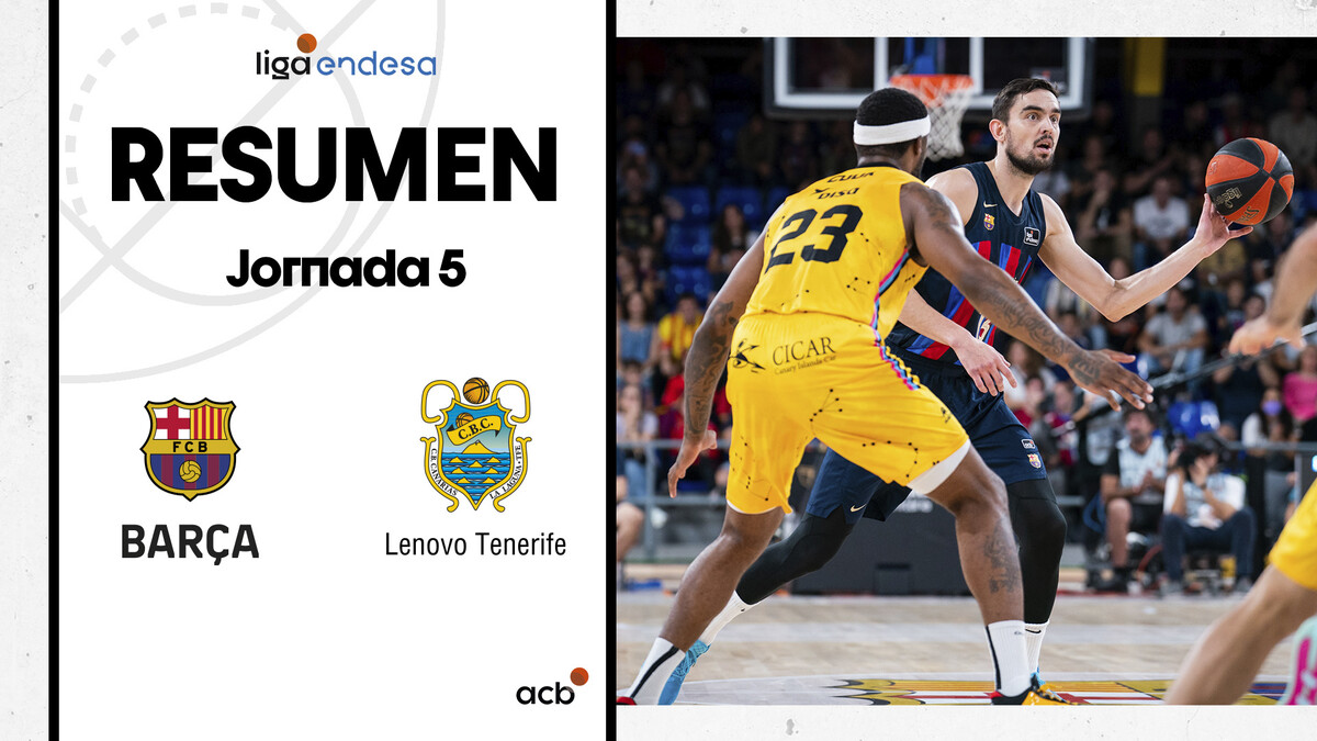 Resumen Barça 67 - Lenovo Tenerife 65 (J5)