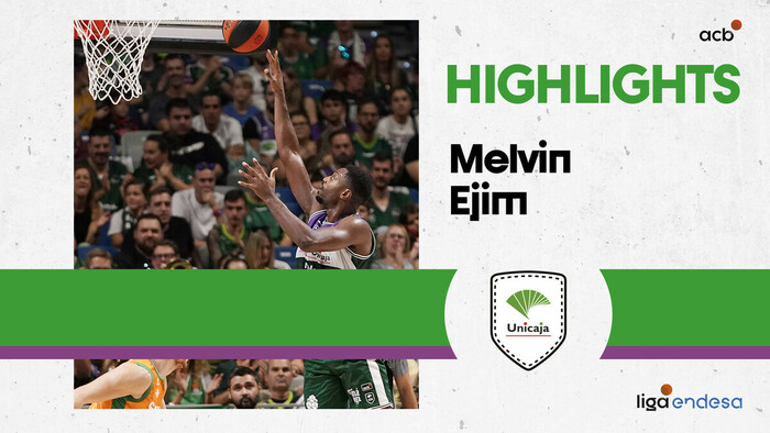 El mejor partido de Ejim en el Unicaja