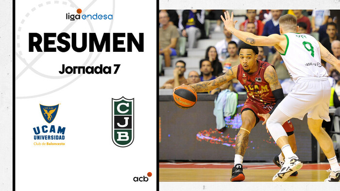 Resumen UCAM Murcia 88 - Joventut Badalona 76 (J7)