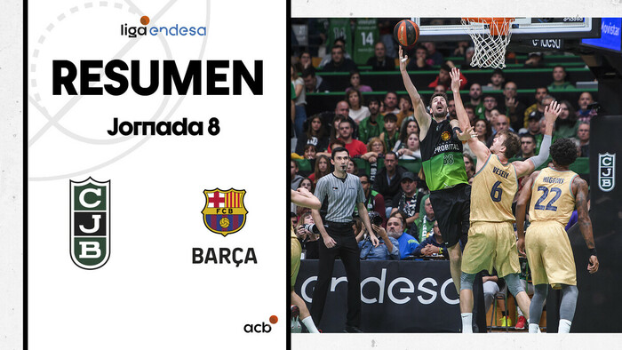 Resumen Joventut Badalona 82 - Barça 79 (J8)