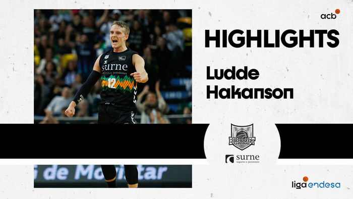 Ludde Hakanson lidera la victoria de Surne Bilbao Basket