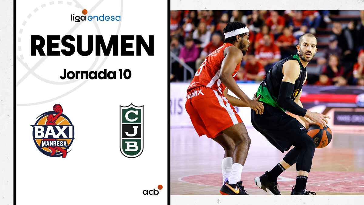 Resumen BAXI Manresa 68 - Joventut Badalona 90 (J10)