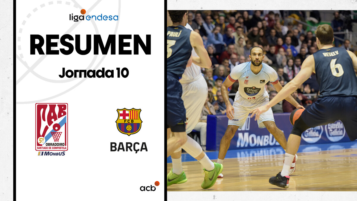 Resumen Monbus Obradoiro 76 - Barça 74 (J10)