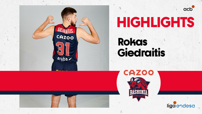 Rokas Giedraitis, líder en el Cazoo Baskonia