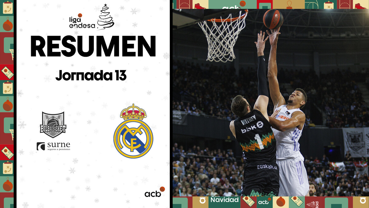 Resumen Surne BB 80 - Real Madrid 85 (J13)