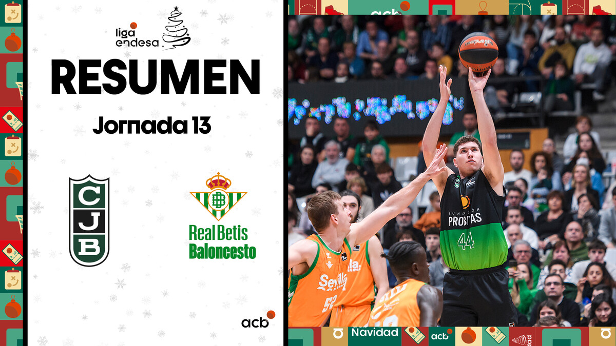 Resumen Joventut Badalona 93 - R. Betis Baloncesto 81 (J13) 