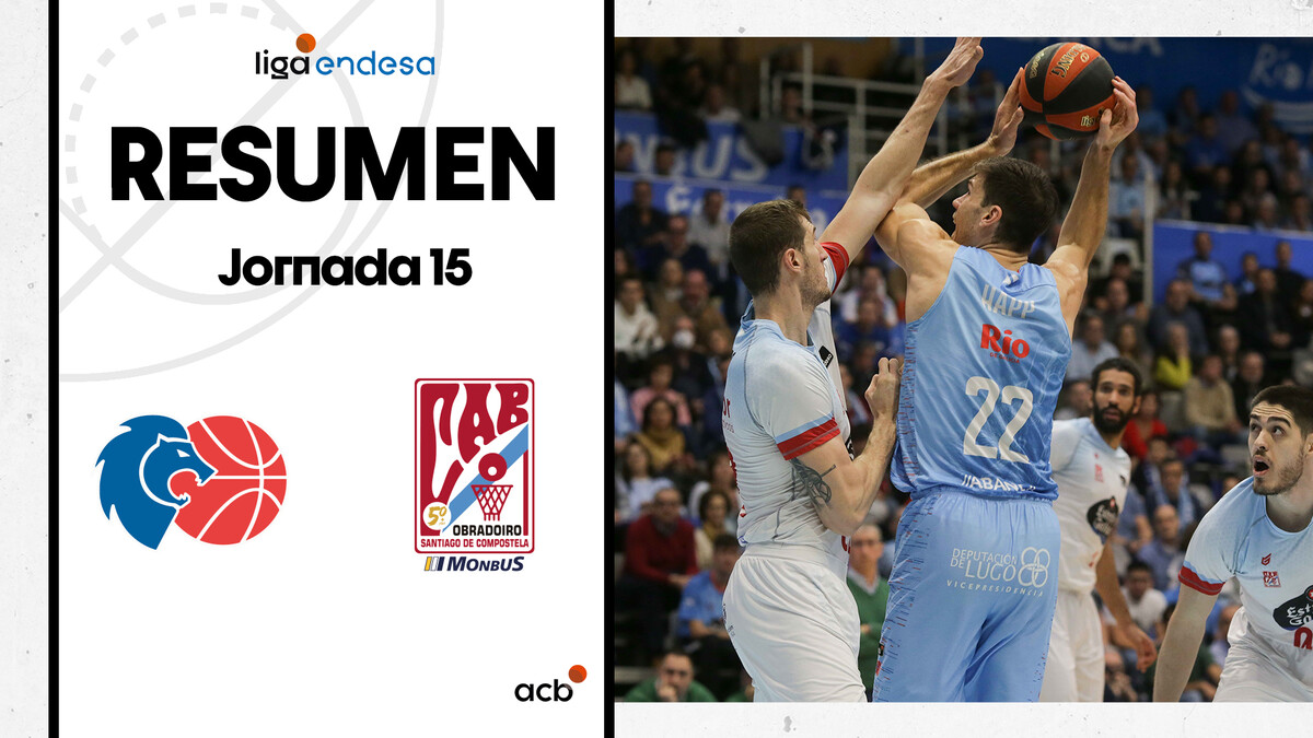 Resumen Río Breogán 64 - Monbus Obradoiro 59 (J15)