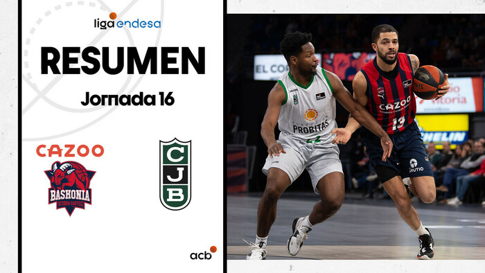 Resumen Cazoo Baskonia 84 - Joventut Badalona 83 (J16)