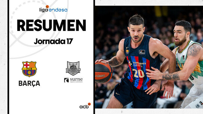 Resumen Barça 88 - Surne BB 78 (J17)