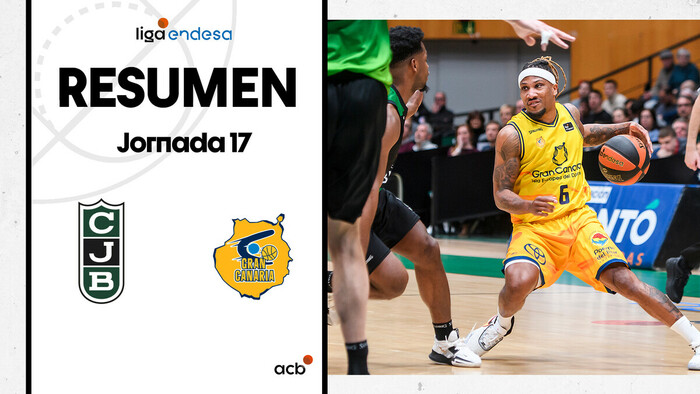 Resumen Joventut Badalona 75 - Gran Canaria 91 (J17)