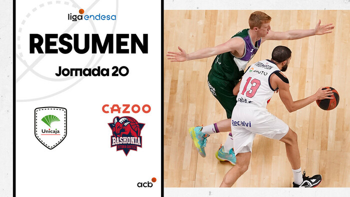 Resumen Unicaja 81 - Cazoo Baskonia 89 (J20)