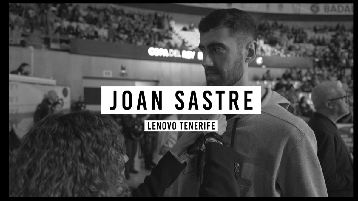 Así vivió Joan Sastre el triunfo de Lenovo Tenerife