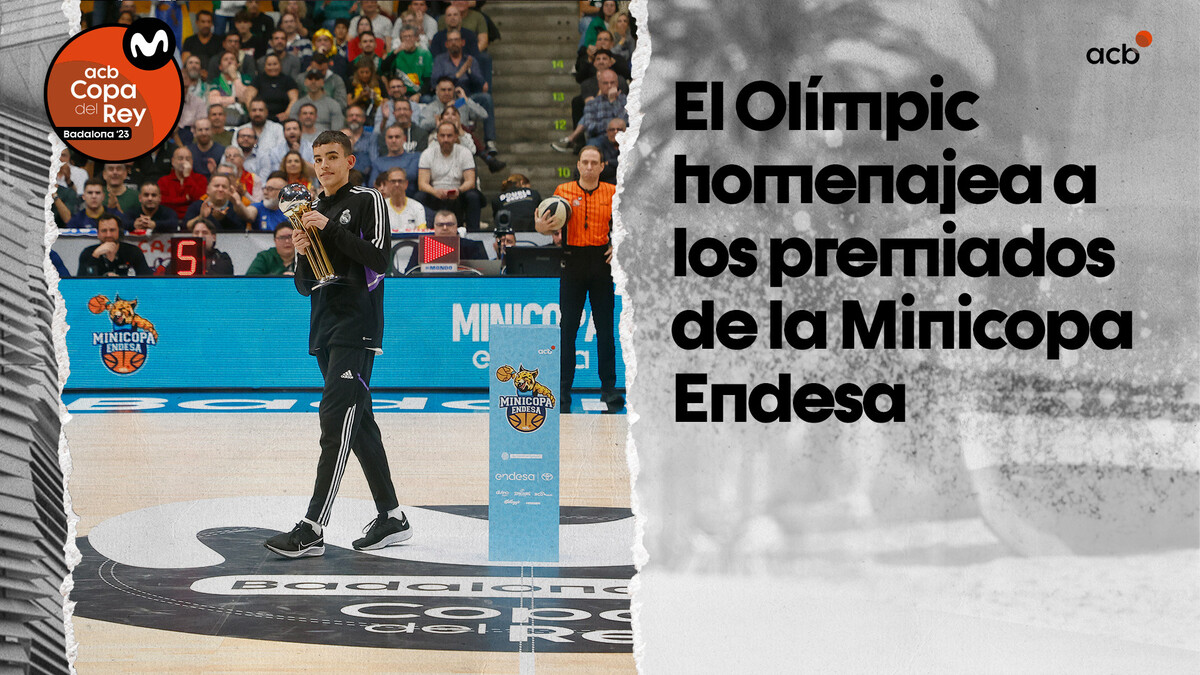 El Olímpic homenajea a los héroes de la Minicopa Endesa