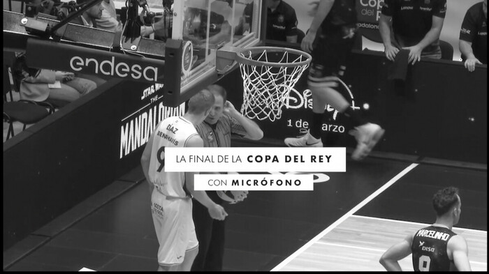 La final de la Copa del Rey con micrófono