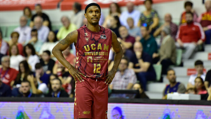 Thad McFadden, cuarto triplista histórico del UCAM Murcia