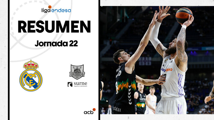 Resumen R.Madrid 86 - Surne BB 65 (J22)