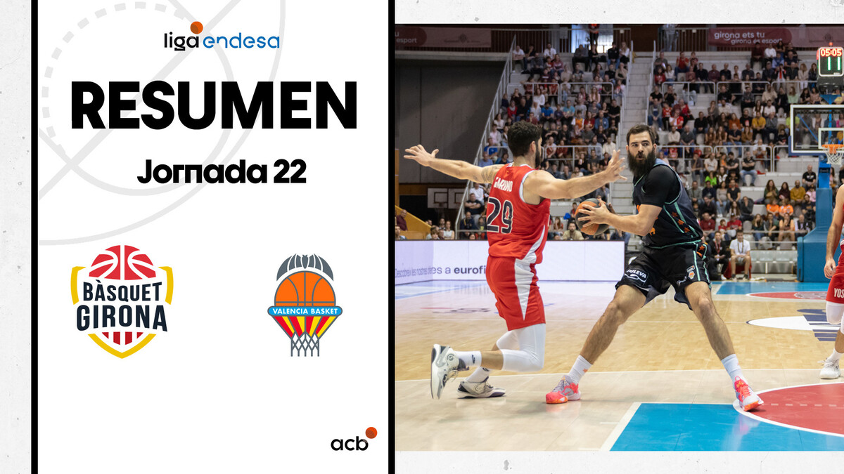 Resumen B.Girona 75 - Valencia B. 79 (J22)