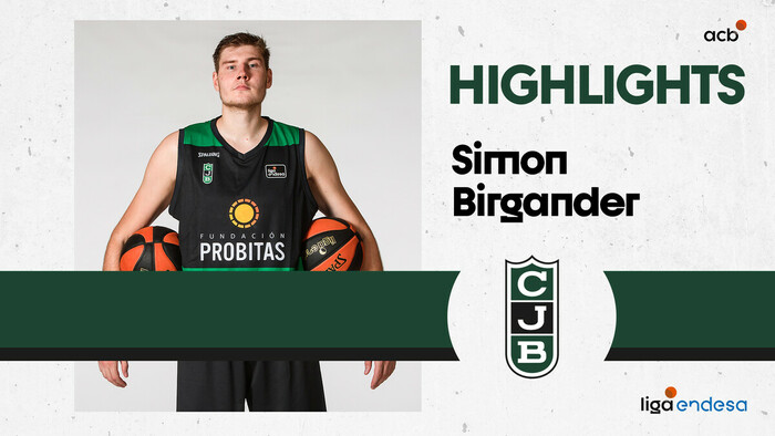 Simon Birgander domina la pintura en la victoria del Joventut