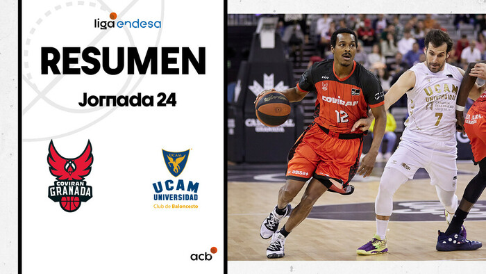 Resumen Coviran Granada 88 - UCAM Murcia 67 (J24)