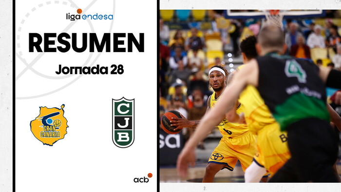 Resumen Gran Canaria 100 - Joventut Badalona 88 (J28)