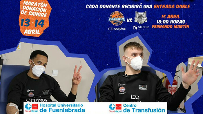 ¡Suma vida! Dona sangre y disfruta del basket