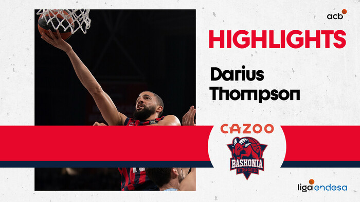 Darius Thompson guía el triunfo baskonista